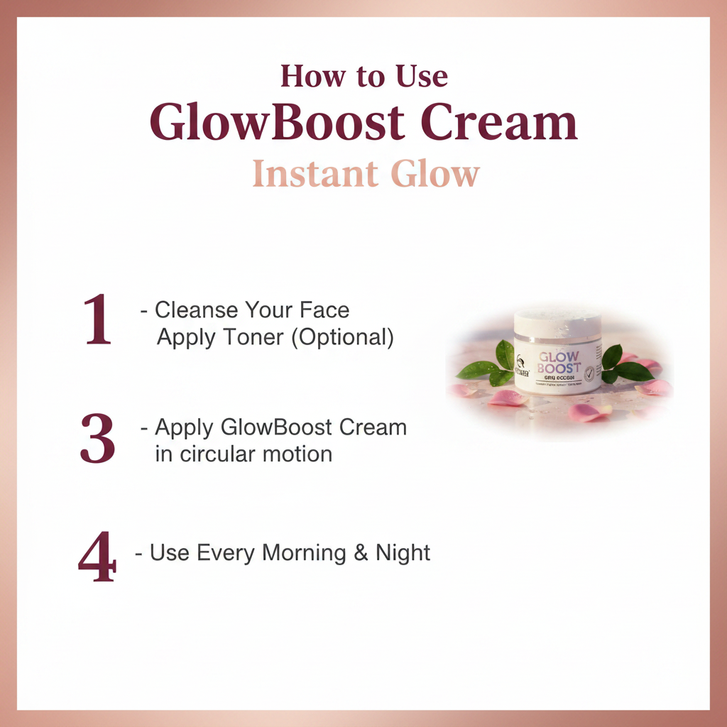 GlowBoost Cream How to Use - Clear Version