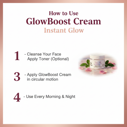 GlowBoost Cream How to Use - Clear Version